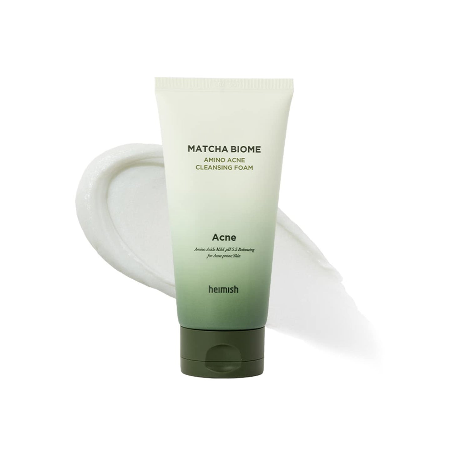 Heimish – Matcha Biome Amino Acne Cleansing Foam, 150g