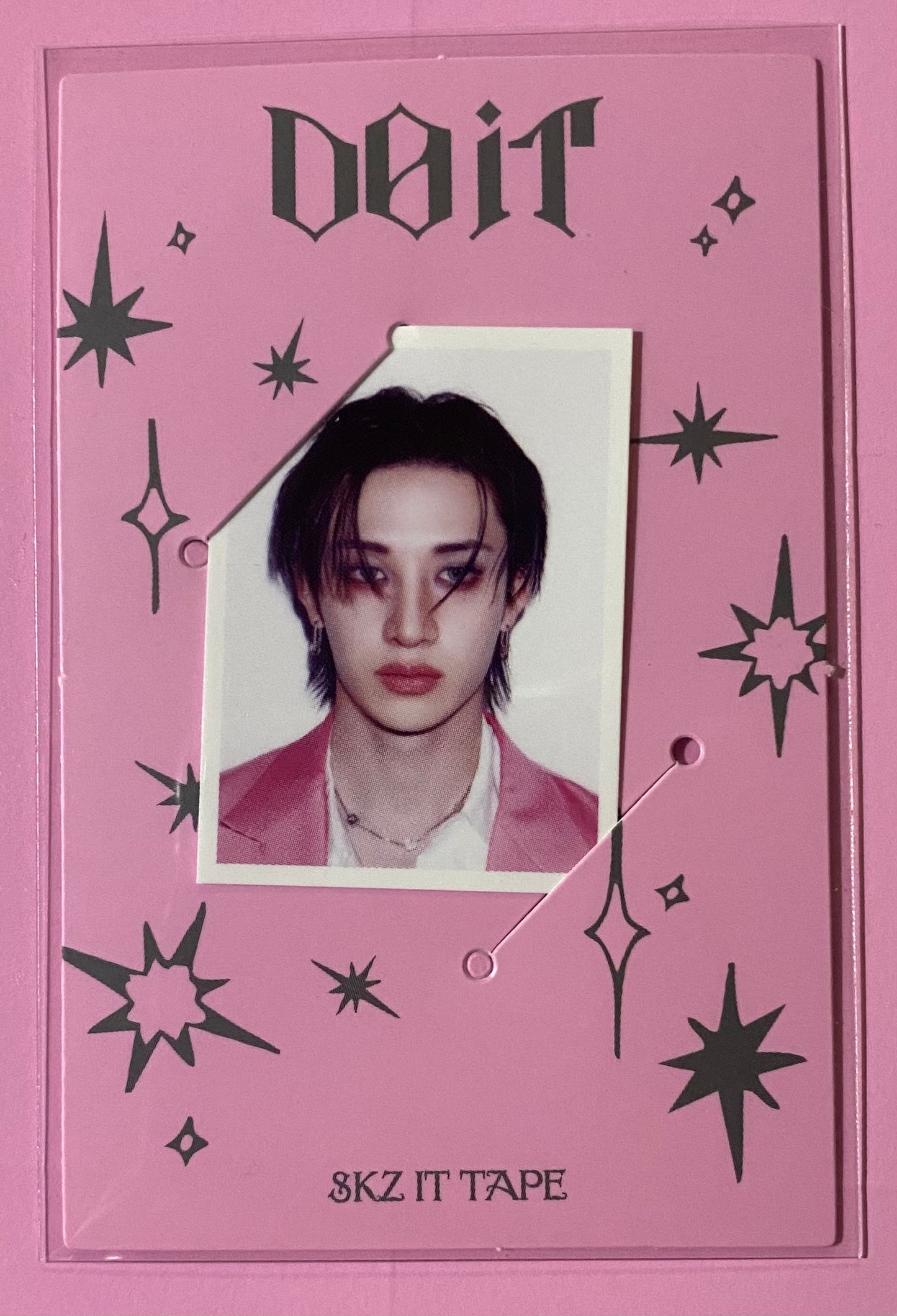 Stray Kids Bang Chan SKZ IT TAPE ‘DO IT’ Photocard Accordion ID Photo Ver.