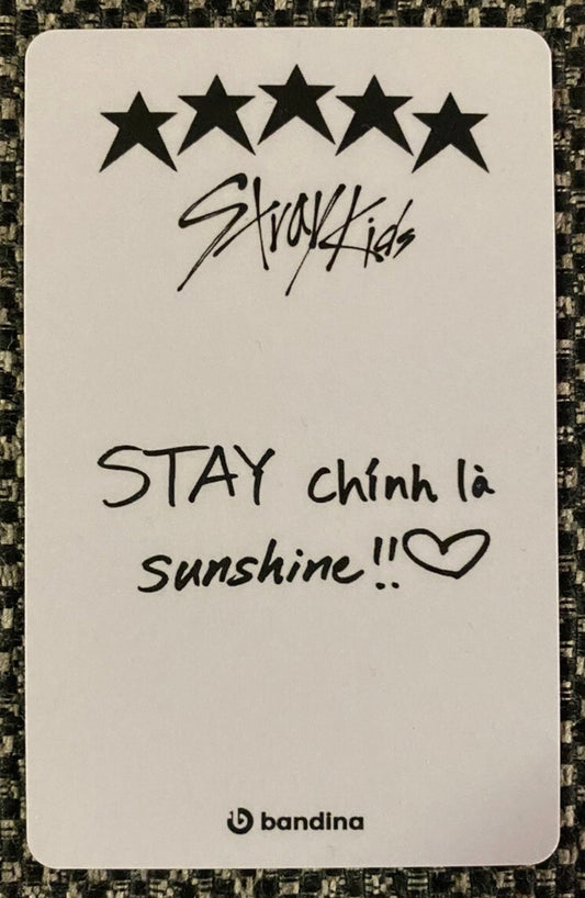 Stray Kids Felix 5-STAR Bandina POB PVC Photocard