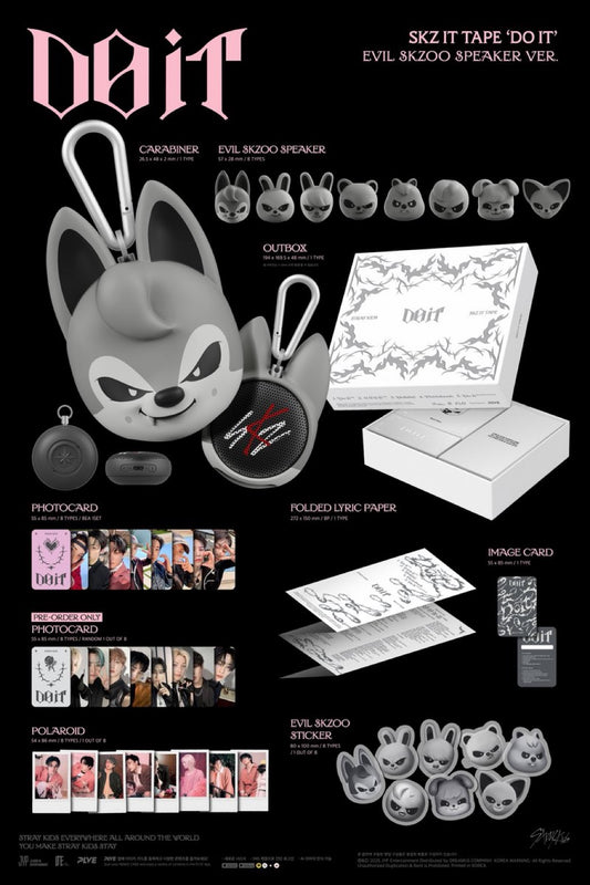 Stray Kids SKZ IT TAPE ‘DO IT’ Evil SKZOO Speaker Ver. (Member Choice)