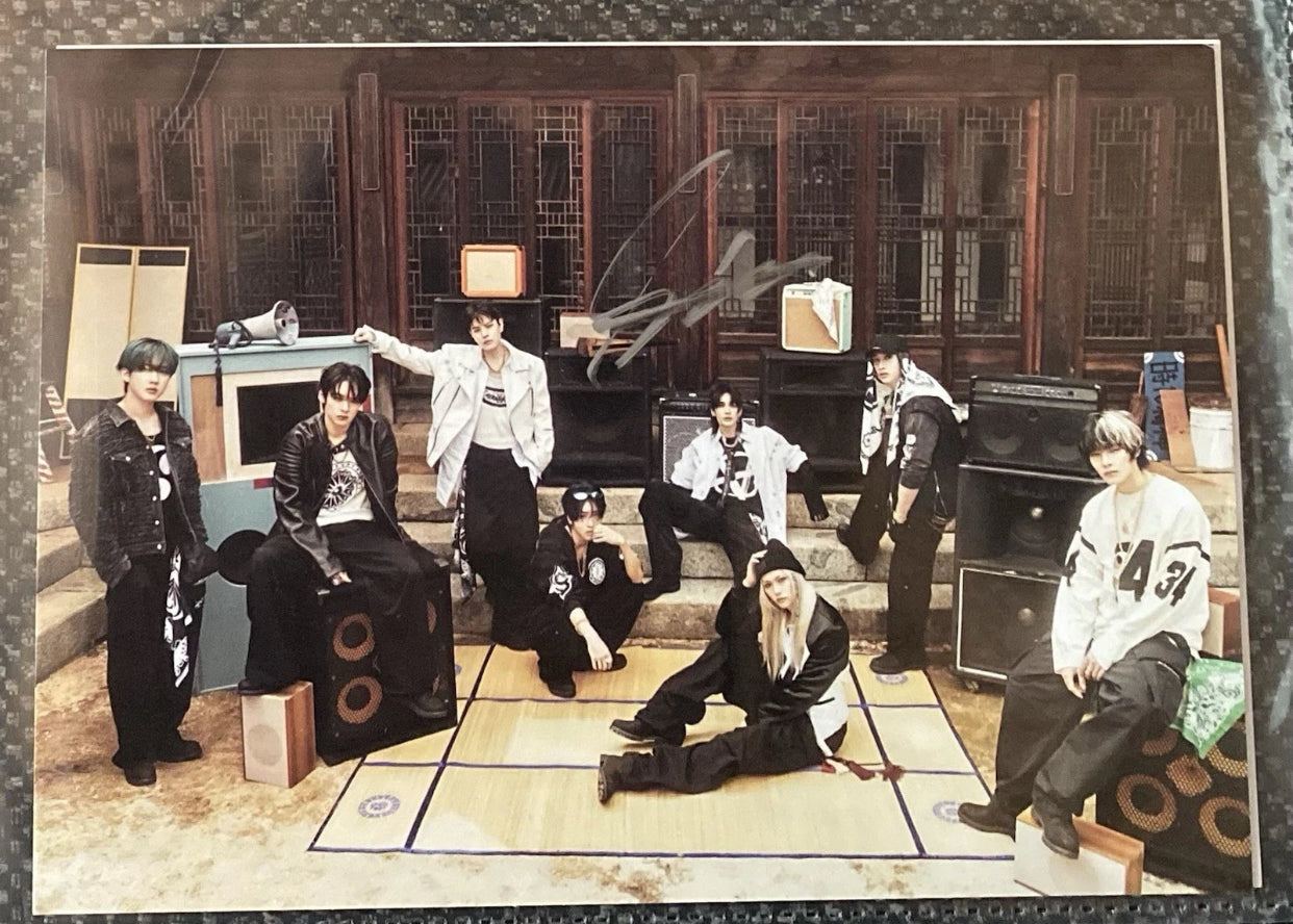 Stray Kids Seungmin SIGNED Hop Postcard US Exclusive
