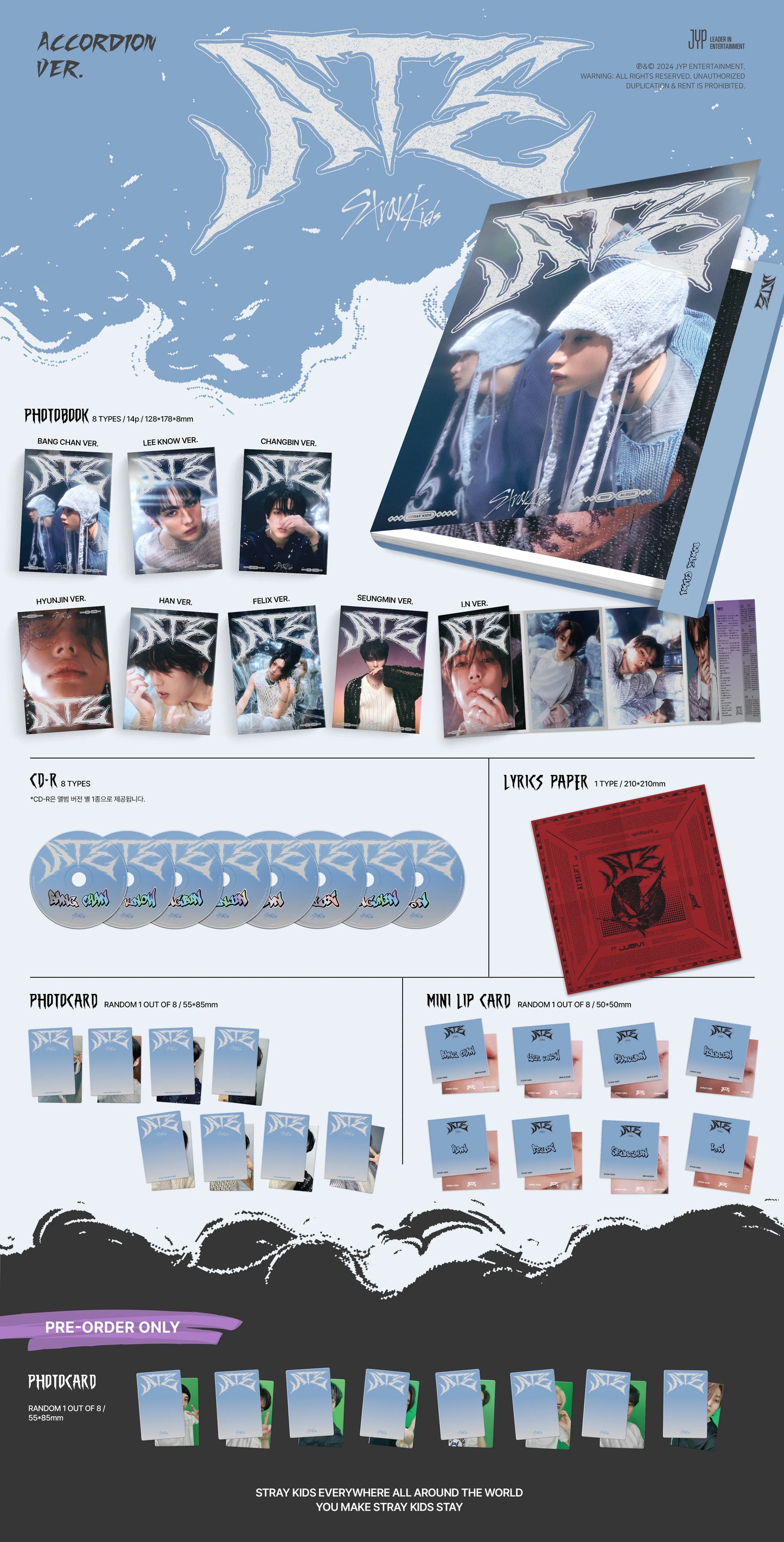 STRAY KIDS - ATE Accordion Ver. (Member Choice)