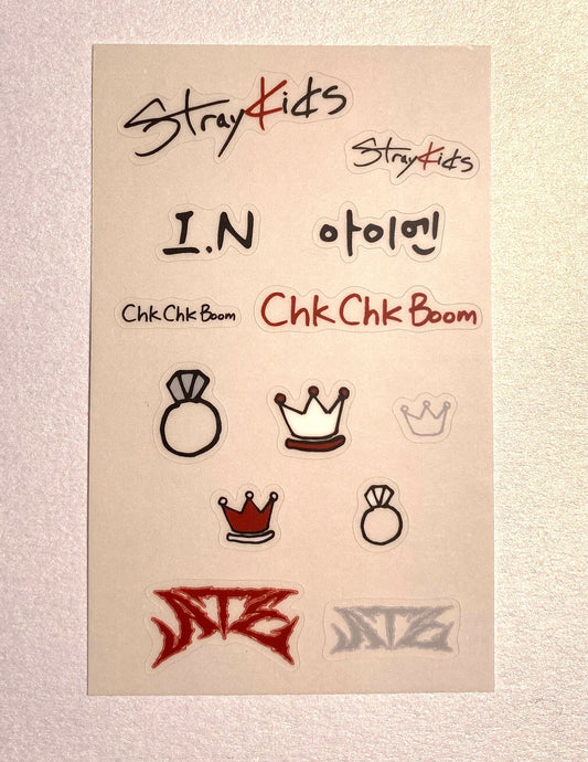 STRAY KIDS ATE JYP SHOP NEMO POB Sticker I.N