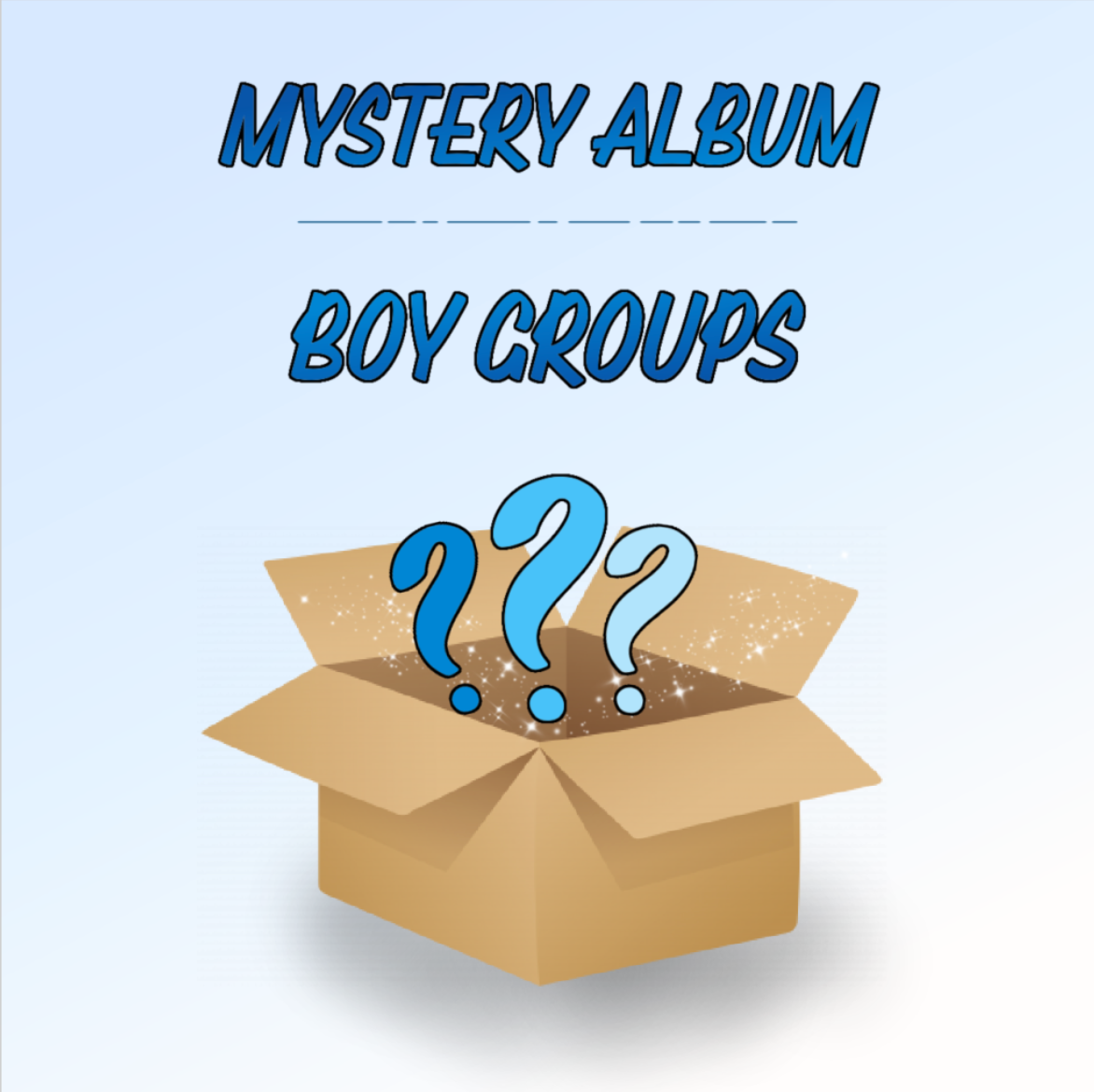 MYSTERY ALBUM - BOY GROUPS (Group Choice)
