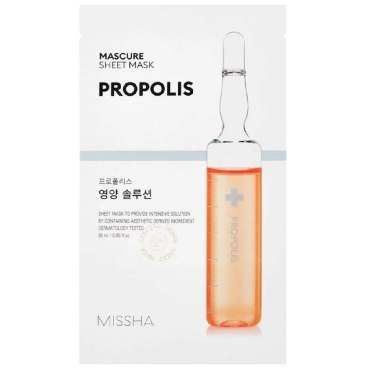 MISSHA – Mascure Solution Sheet Mask, Propolis, 28ml