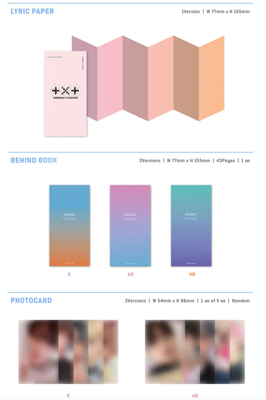 TXT - MINISODE1 : BLUE-HOUR