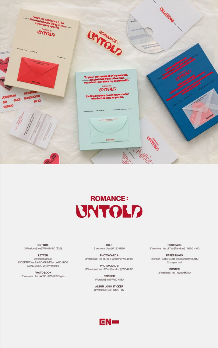 ENHYPEN - ROMANCE : UNTOLD