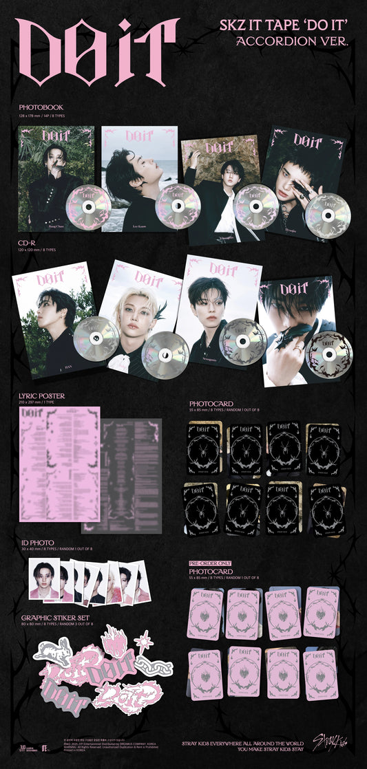 Stray Kids SKZ IT TAPE ‘DO IT’ Accordion Ver. (Member Choice)