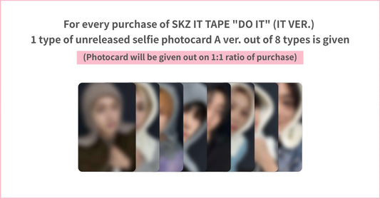 Stray Kids SKZ IT TAPE ‘DO IT’ IT Ver. (Soundwave 1st Week Pop-Up Lucky Draw)