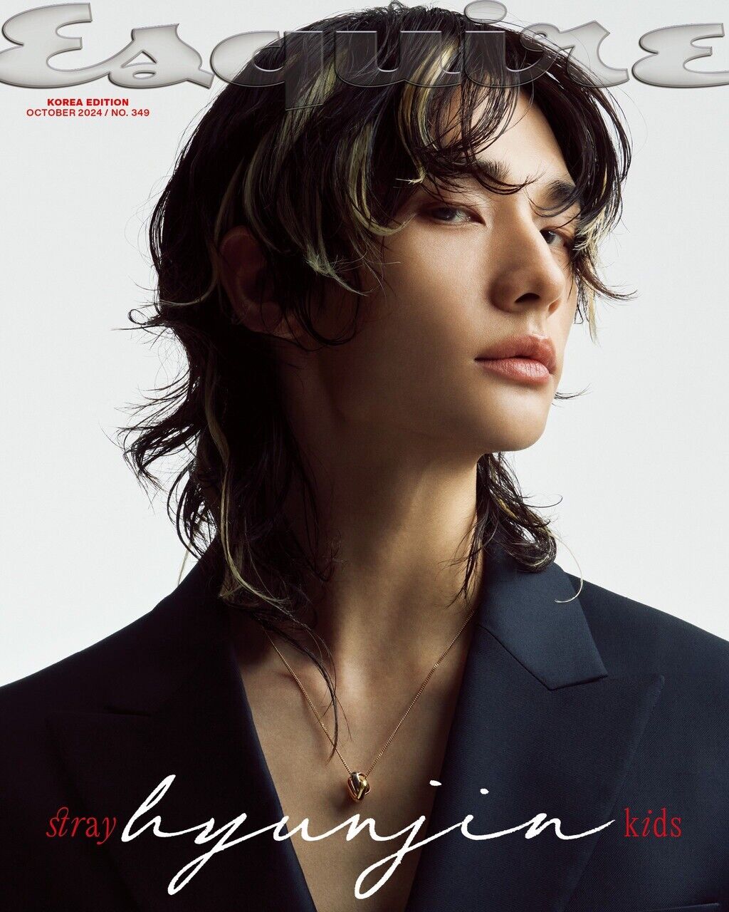HYUNJIN Stray Kids Esquire October 2024 Magazine B Version