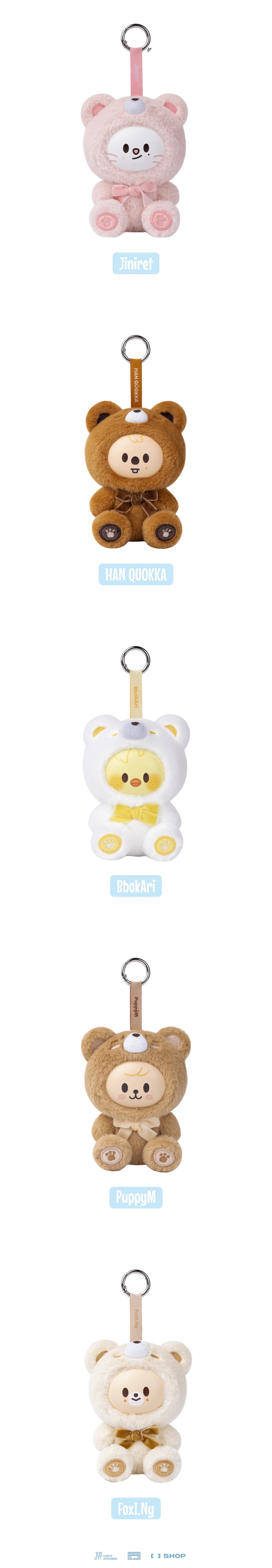 [PREORDER] [SHIPPING TBA 2027] Stray Kids - [SKZOO EVERYWHERE ALL AROUND THE WORLD] Global POP-UP STORE IN LATAM OFFICIAL MD - SKZOO SECRET KEYRING TOY Ver. (RANDOM) + POB