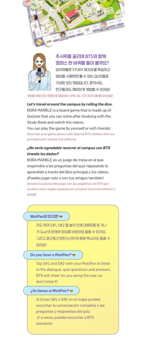 [ON BACK-ORDER] [SHIPS IN 2-3 WEEKS] BTS - TALK! WITH BTS LEARN KOREAN SERIES
