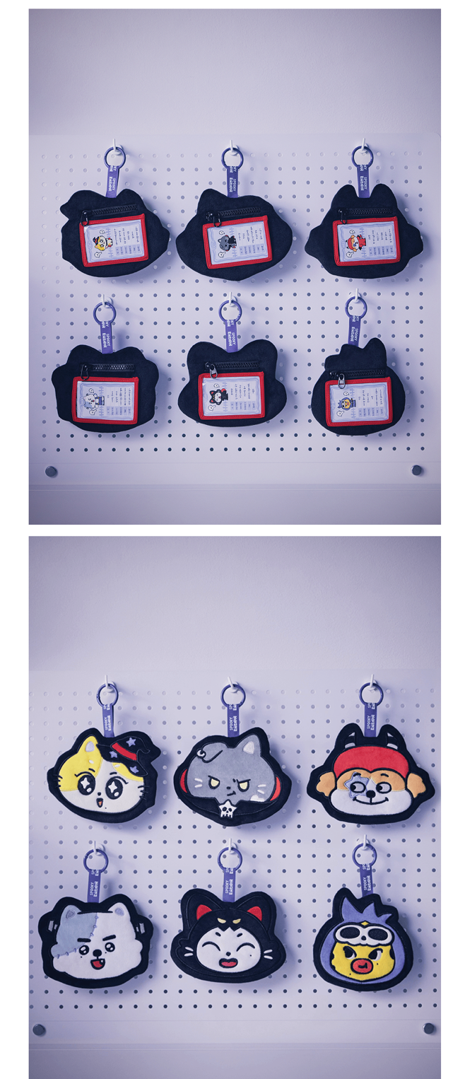 [PREORDER] [SHIPS IN NOV-DEC] ENHYPEN - 'SPOOKY ENCHIN' OFFICIAL MD - PLUSH POUCH KEYRING (Member Choice)