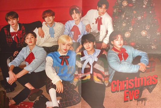 Stray Kids Christmas EveL POB Folded Poster Red