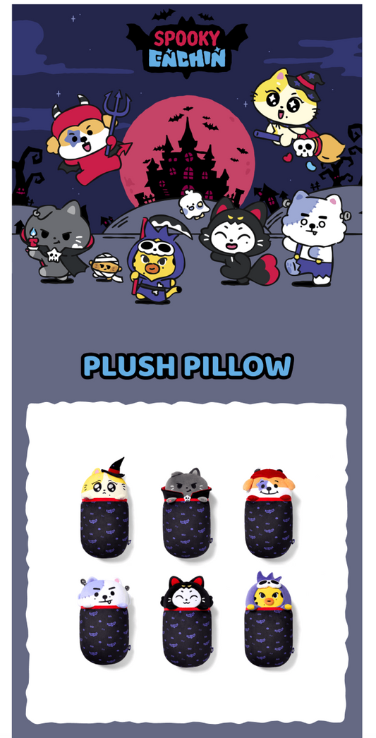 [PREORDER] [SHIPS IN NOV-DEC] ENHYPEN - 'SPOOKY ENCHIN' OFFICIAL MD - PLUSH PILLOW (Member Choice)
