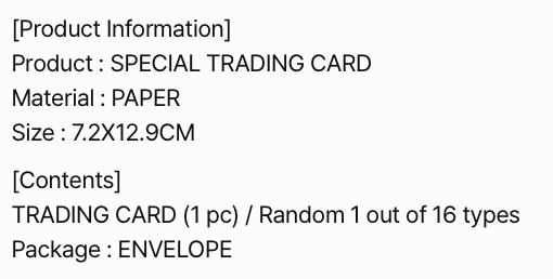 [PREORDER] [SHIPS IN SEPT-OCT] Stray Kids - World Tour [RUN IT SEOUL] OFFICIAL MD - SPECIAL TRADING CARD (RANDOM)