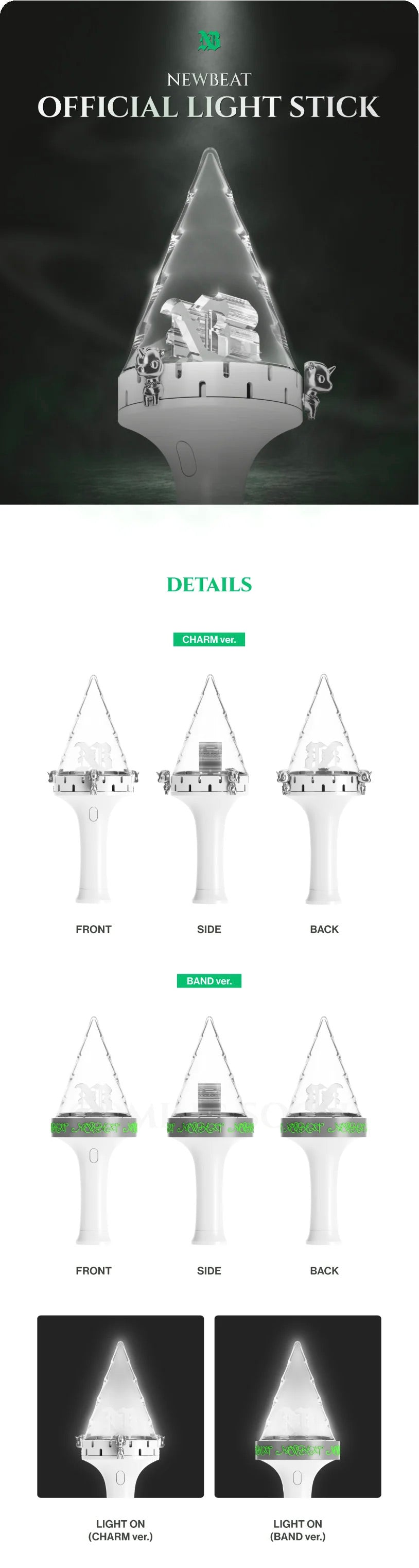 [PREORDER] [SHIPS IN NOV-DEC] NEWBEAT - OFFICIAL LIGHT STICK