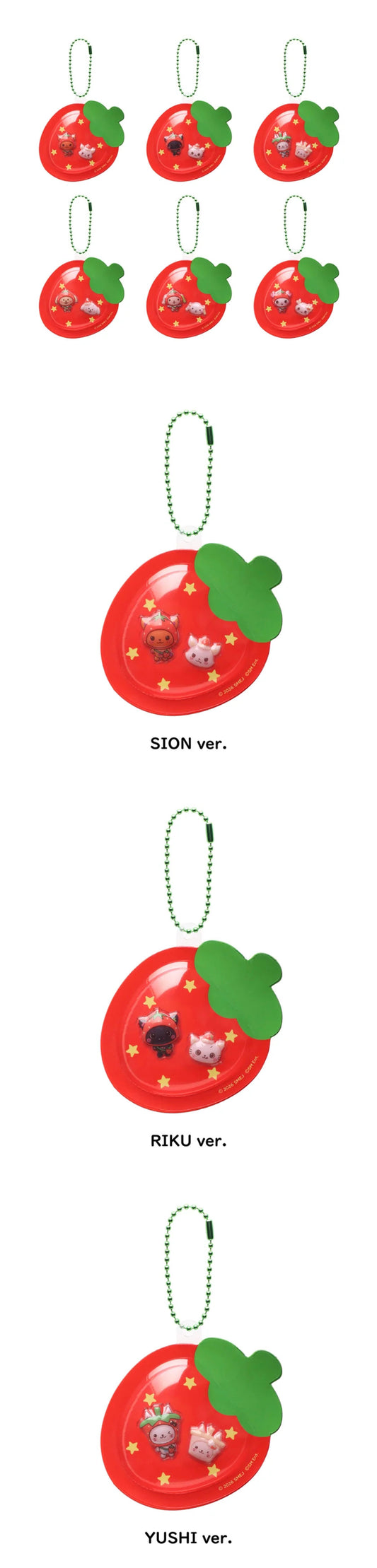 [PREORDER] [SHIPS IN FEB-MAR 2027] NCT WISH - [WISHBERRY BAKERY] OFFICIAL MD RANDOM BLISTER KEYRING