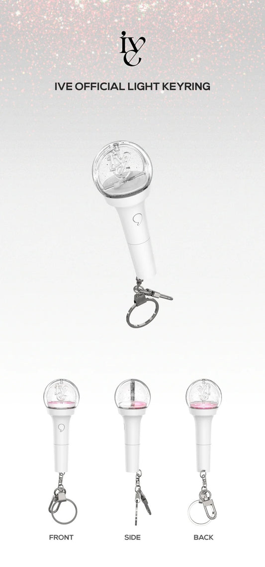[ON BACK-ORDER] [SHIPS IN 2-3 WEEKS] IVE - OFFICIAL LIGHT STICK KEYRING