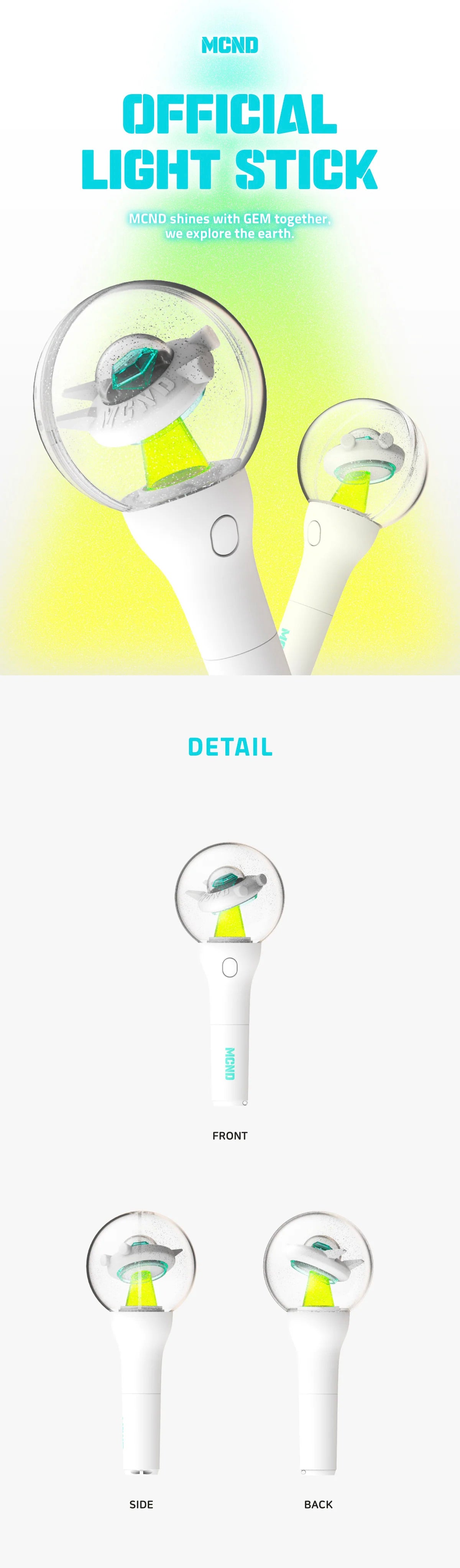[ON BACK-ORDER] [SHIPS IN 2-3 WEEKS] MCND - OFFICIAL LIGHT STICK