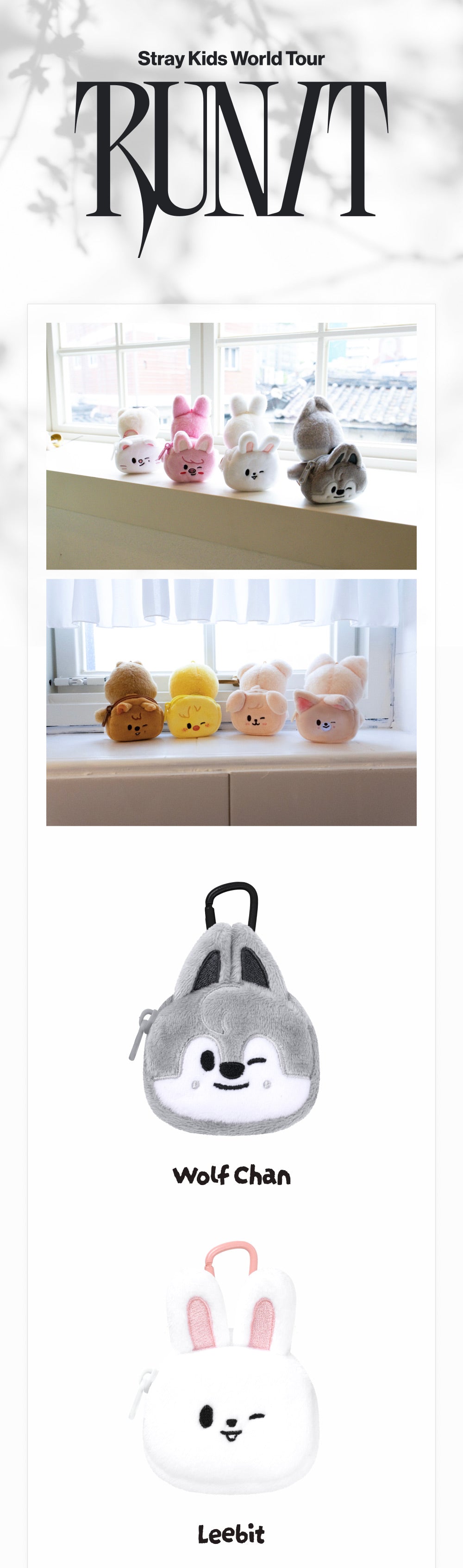 [PREORDER] [SHIPS IN SEPT-OCT] Stray Kids - World Tour [RUN IT SEOUL] OFFICIAL MD - SKZOO MINI BACKPACK KEYRING (SKZOO Choice)