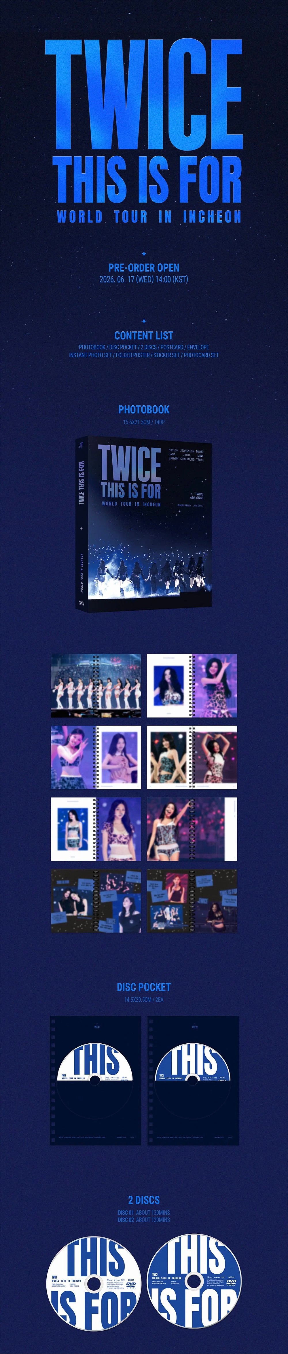 [PREORDER] [SHIPS IN SEPT-NOV] TWICE - 'THIS IS FOR WORLD TOUR IN INCHEON' DVD (POB Choice)