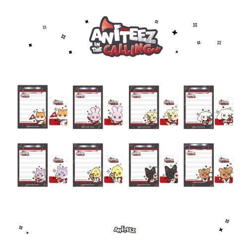 [ATEEZ X ANITEEZ] ANITEEZ IN THE CALLING MD Mini Clipboard + Memo Pad Set