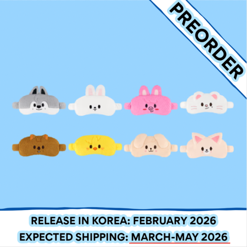 [PREORDER] Stray Kids [dominATE : celebrATE] SKZOO Sleep Mask (Member Choice)