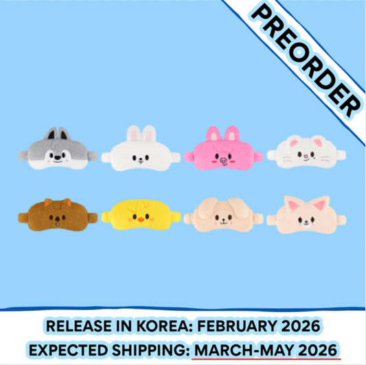[PREORDER] Stray Kids [dominATE : celebrATE] SKZOO Sleep Mask (Member Choice)