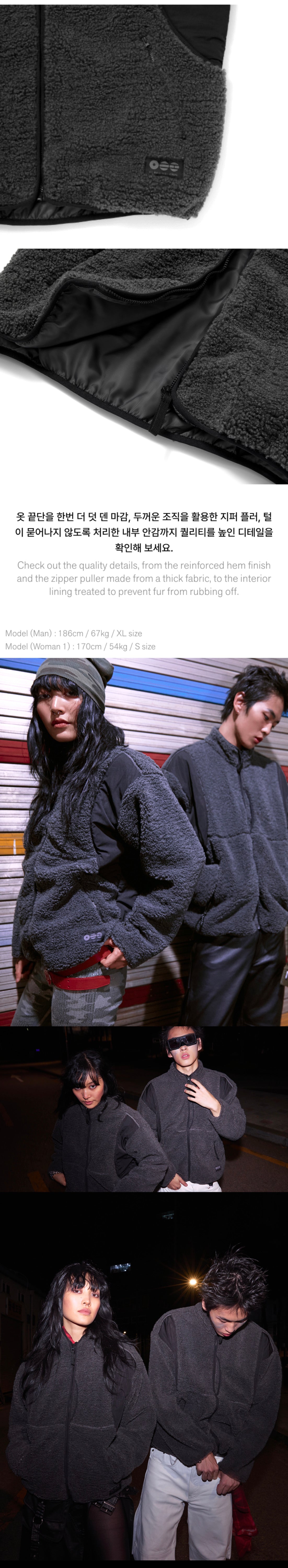 [PREORDER] [SHIPS IN JAN-FEB 2027] BTS - ARIRANG WORLD TOUR 2ND DROP OFFICIAL MD FLEECE JACKET (CHARCOAL)