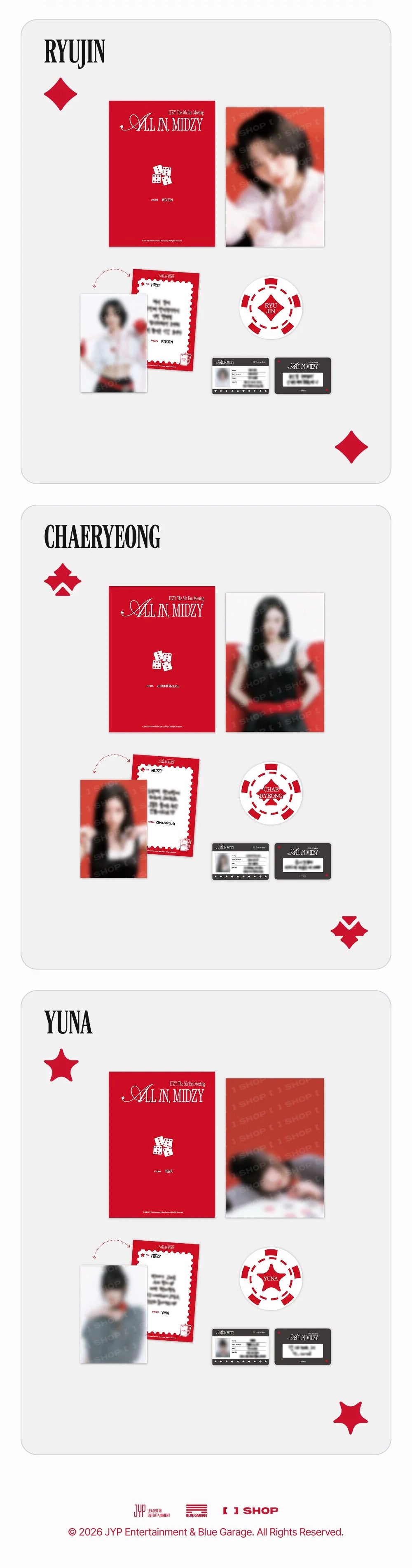[PREORDER] [SHIPS IN JAN-FEB 2027] ITZY - ALL IN, MIDZY 5TH FAN MEETING OFFICIAL MD PHOTO SET (Member Choice)