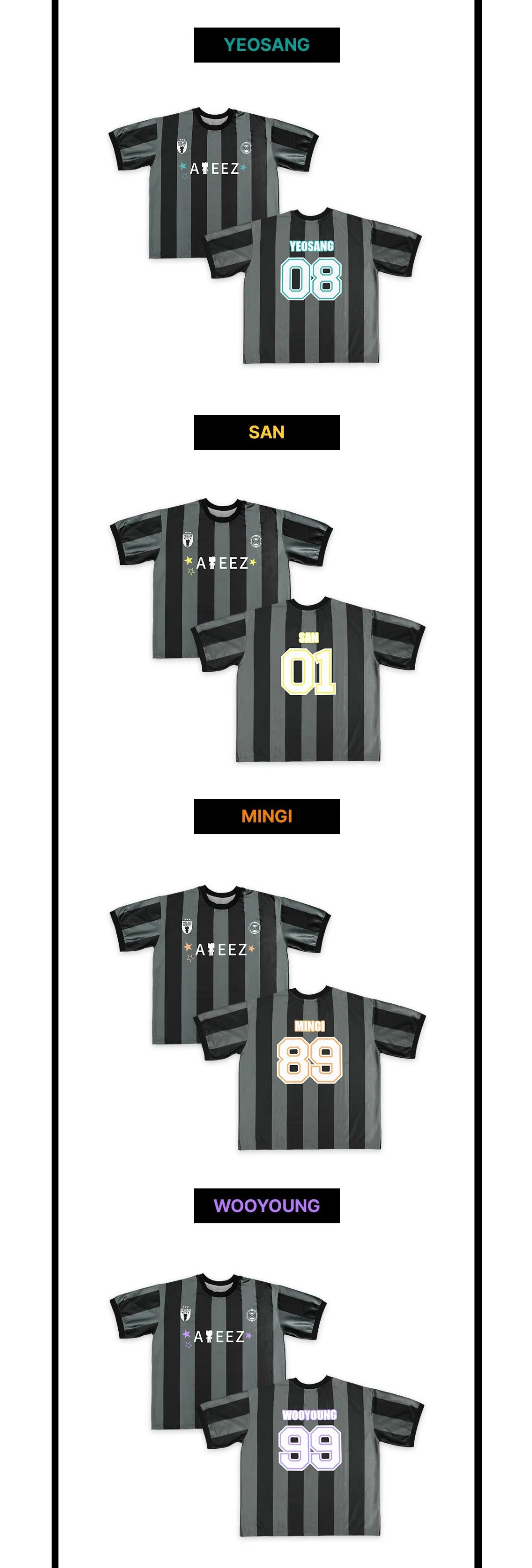 [PREORDER] [SHIPS IN DEC 2026-JAN 2027] ATEEZ - ATEEZ X HELLO KITTY POP UP OFFICIAL MD T-SHIRT (One Size/Member Choice)
