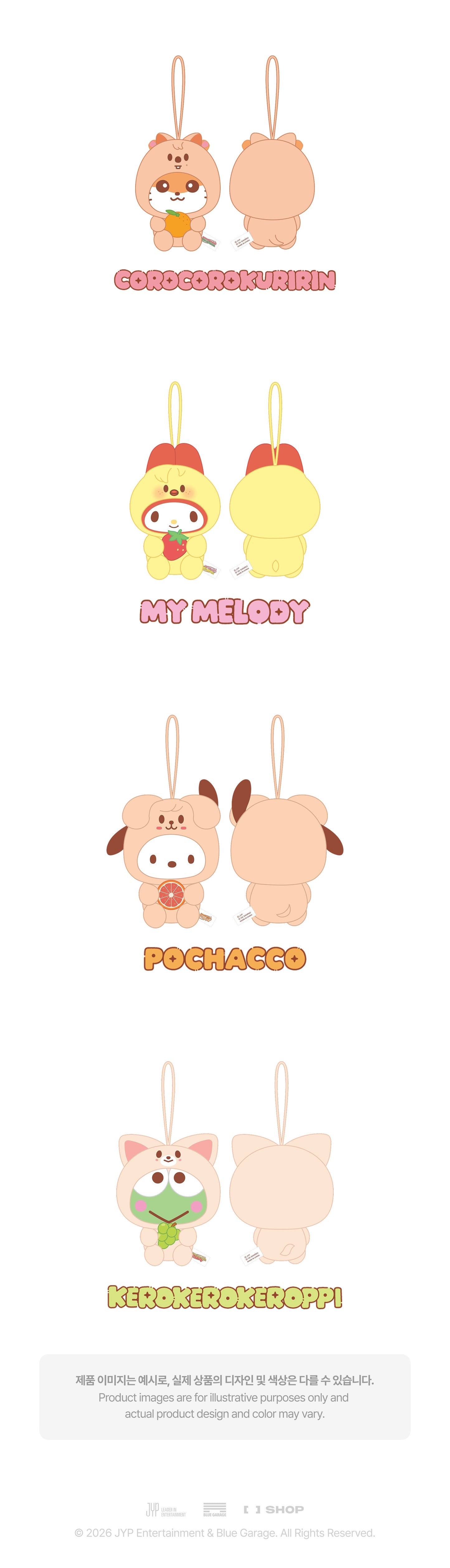 [PREORDER] [SHIPS IN NOV-DEC] Stray Kids - [2026 SKZOO X SANRIO CHARACTERS OFFICIAL MD] SCENT PLUSH (Type Choice)