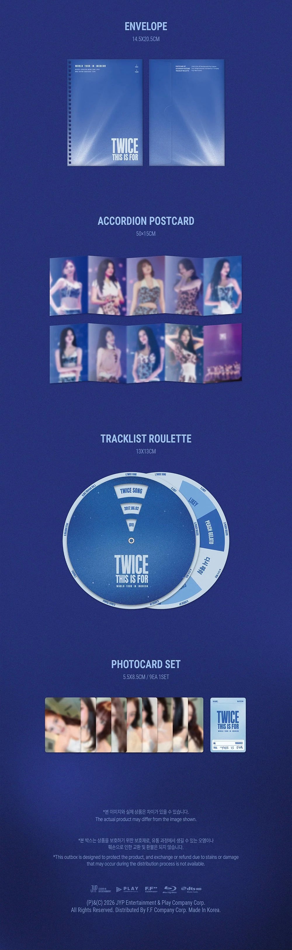 [PREORDER] [SHIPS IN SEPT-NOV] TWICE - 'THIS IS FOR WORLD TOUR IN INCHEON' BLU-RAY (POB Choice)