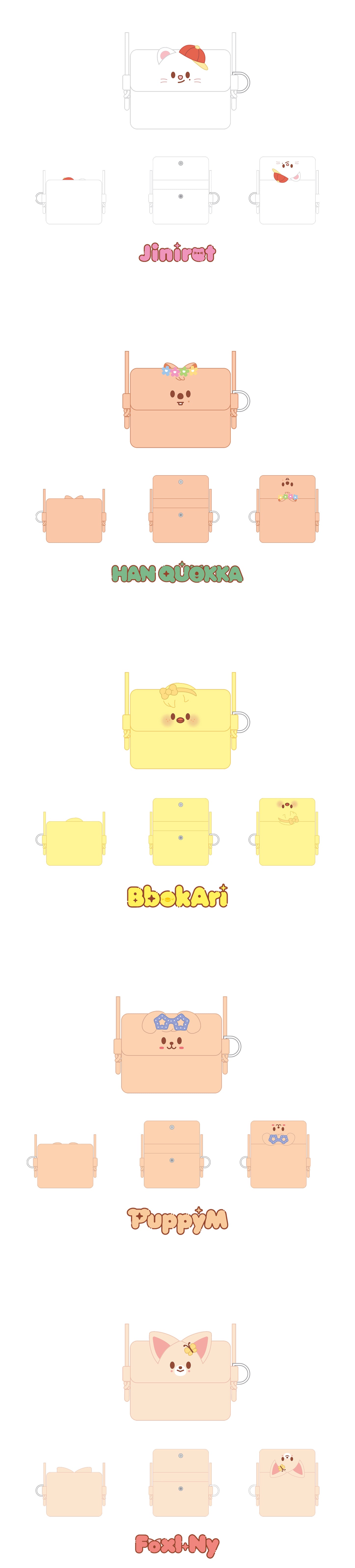 [PREORDER] [SHIPS IN NOV-DEC] Stray Kids - [2026 SKZOO X SANRIO CHARACTERS OFFICIAL MD] CARD WALLET CROSS BAG (Type Choice)