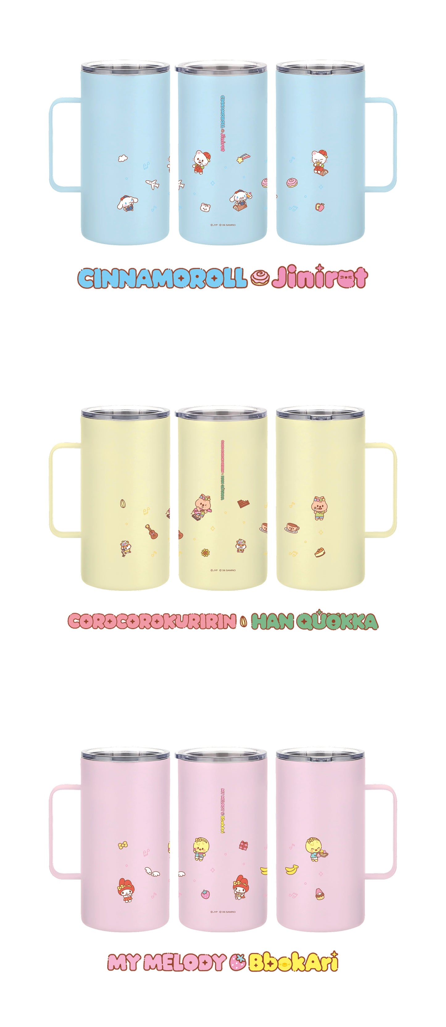 [PREORDER] [SHIPS IN NOV-DEC] Stray Kids - [2026 SKZOO X SANRIO CHARACTERS OFFICIAL MD] TUMBLER (Type Choice)