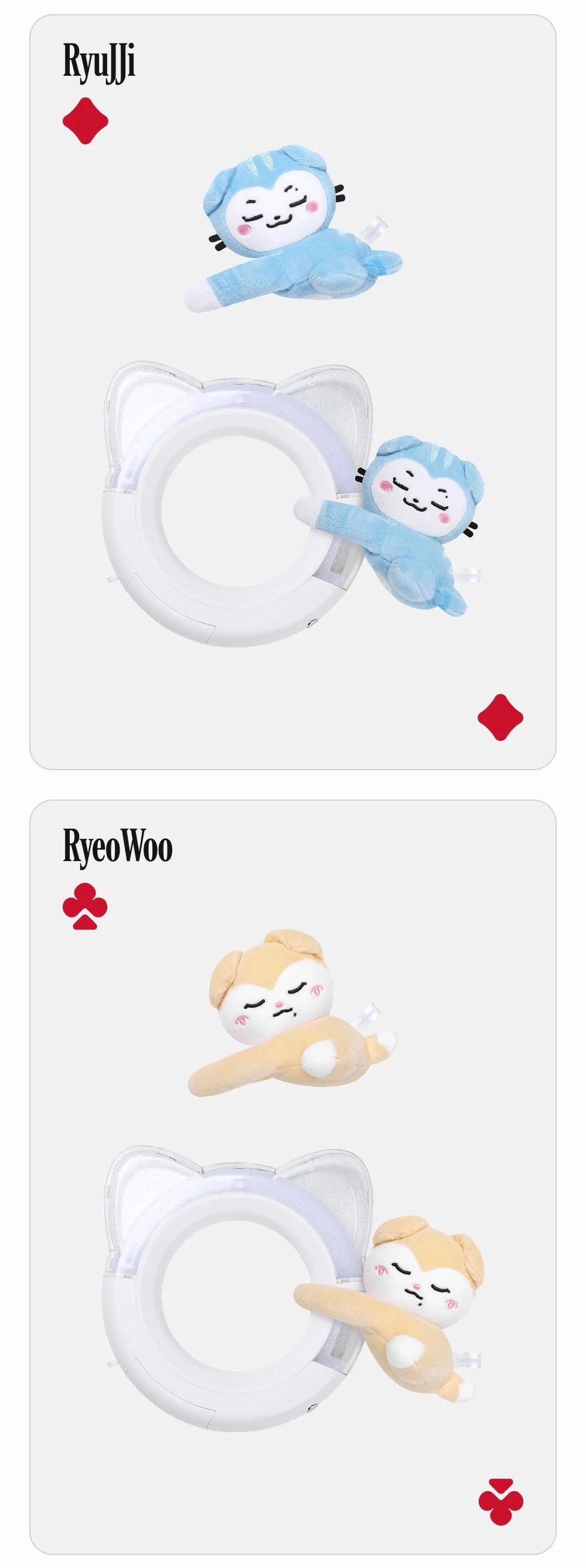 [PREORDER] [SHIPS IN JAN-FEB 2027] ITZY - ALL IN, MIDZY 5TH FAN MEETING OFFICIAL MD TWINZY PLUSH HUG Ver. (Member Choice)