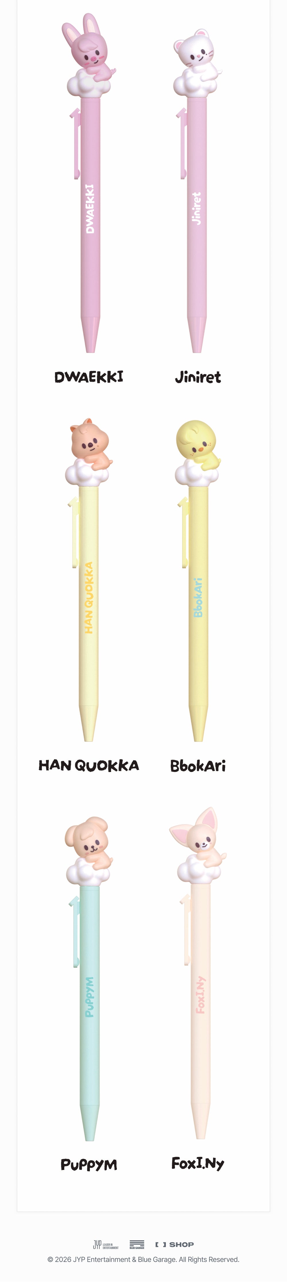 [PREORDER] [SHIPS IN SEPT-OCT] Stray Kids - World Tour [RUN IT SEOUL] OFFICIAL MD - SKZOO FIGURE PEN (SKZOO Choice)