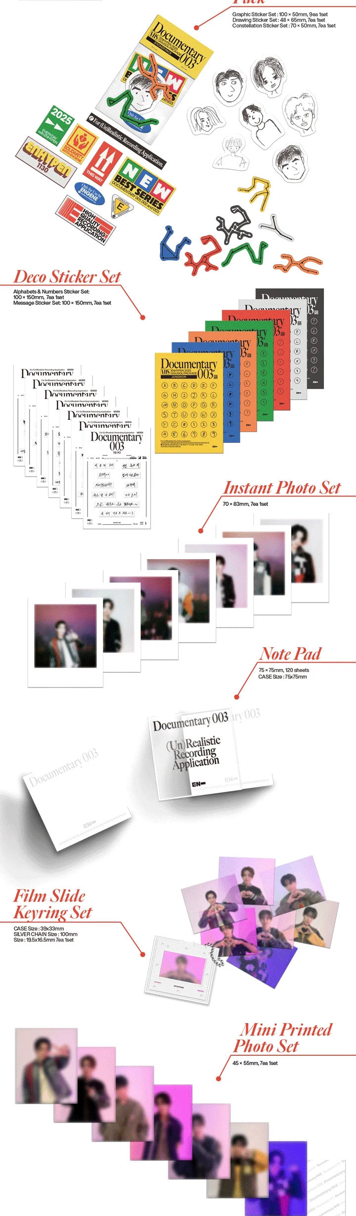 [ON BACK-ORDER] [SHIPS IN 2-3 WEEKS] ENHYPEN - DOCUMENTARY 003 2025 GGU GGU PACKAGE