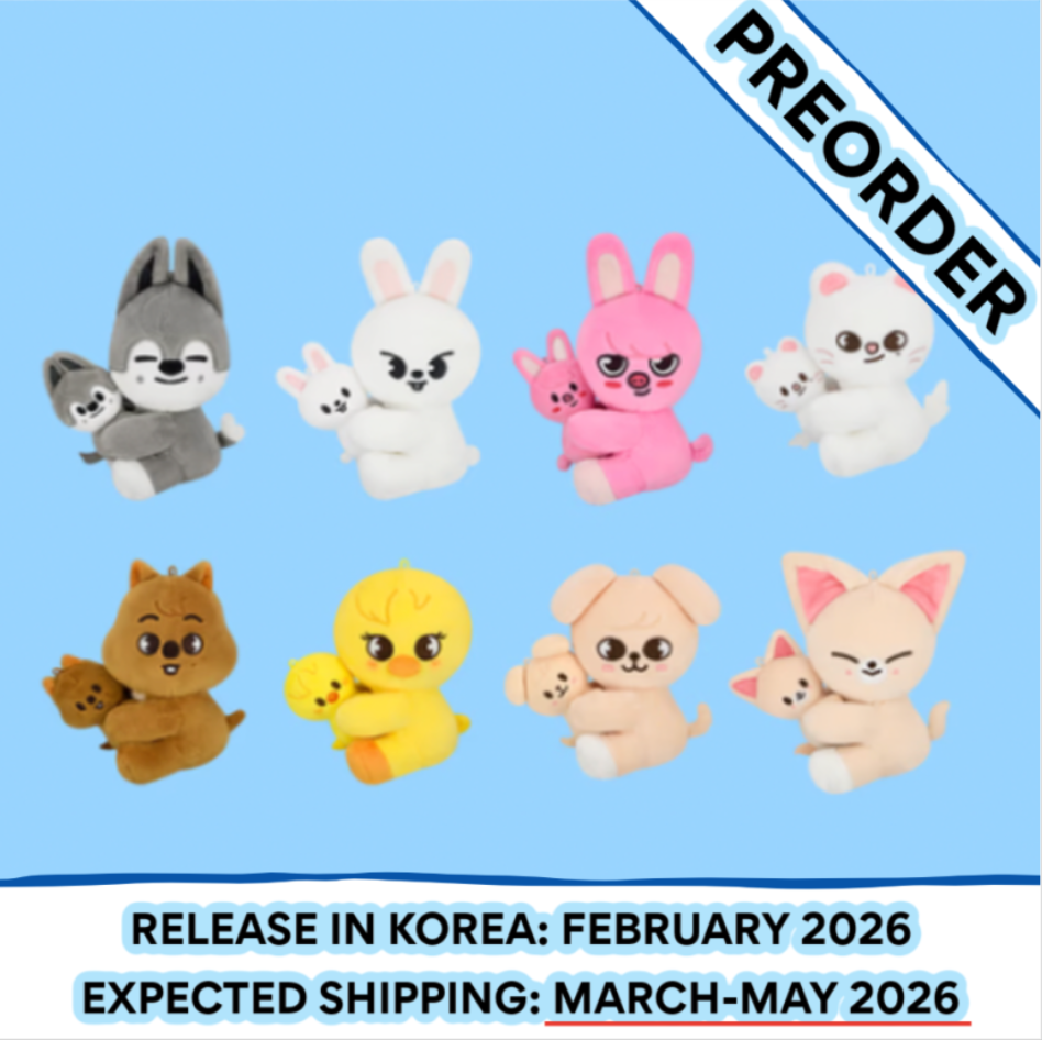 [PREORDER] Stray Kids [dominATE : celebrATE] SKZOO Magnet Plush Set (Member Choice)