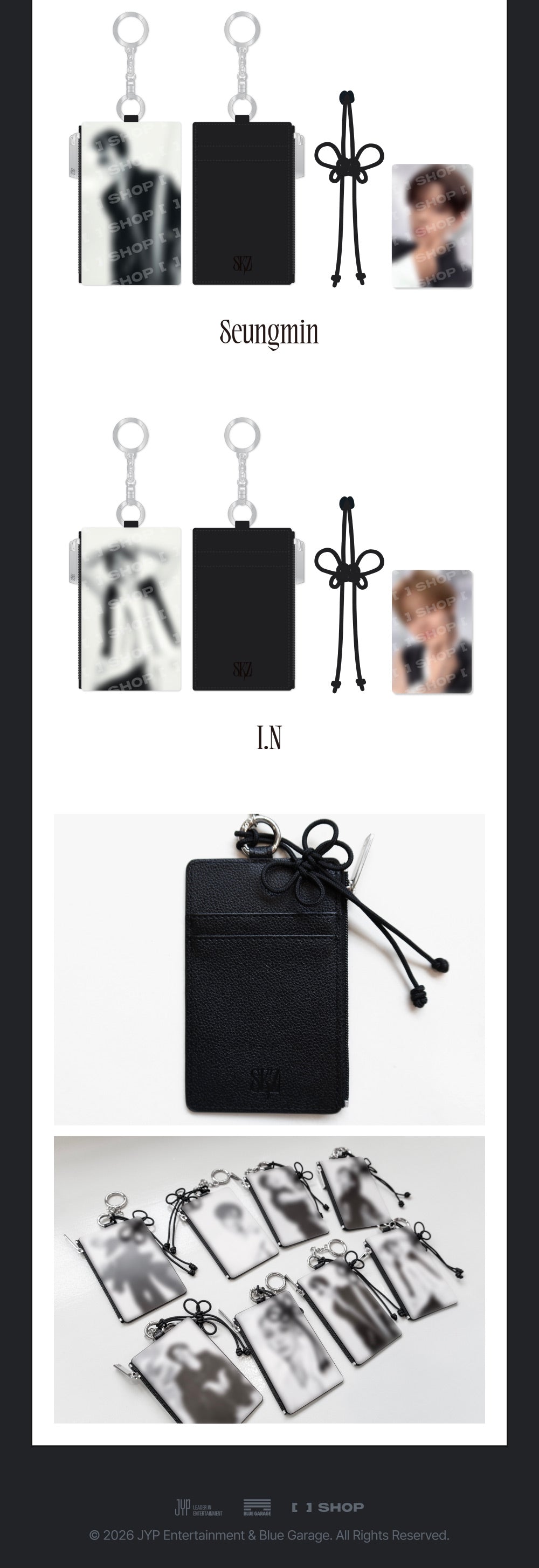 [PREORDER] [SHIPS IN SEPT-OCT] Stray Kids - World Tour [RUN IT SEOUL] OFFICIAL MD - CARD HOLDER KEYRING (Member Choice)
