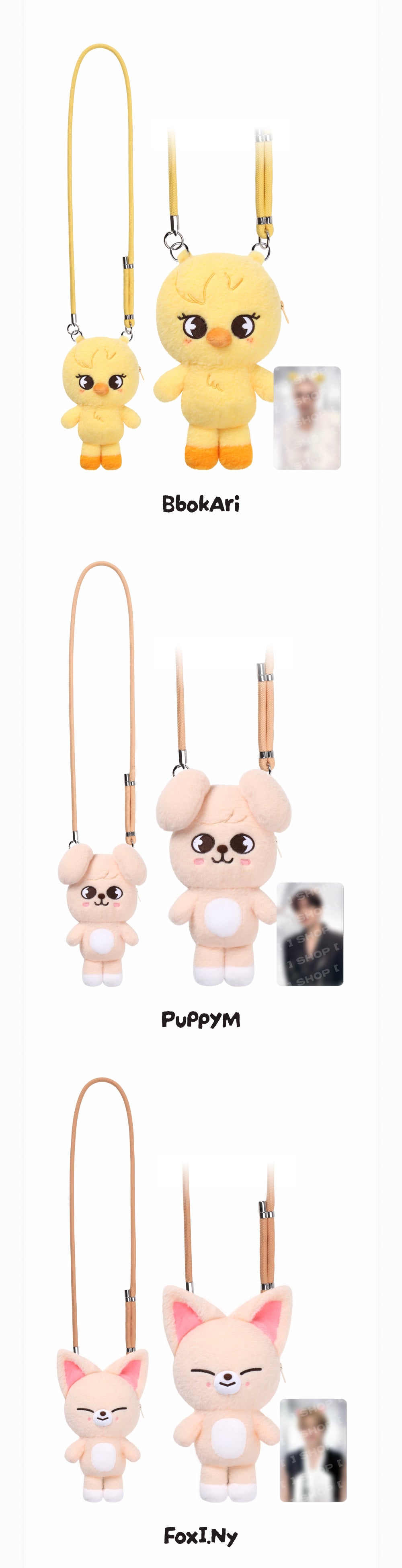 [PREORDER] [SHIPS IN SEPT-OCT] Stray Kids - World Tour [RUN IT SEOUL] OFFICIAL MD - SKZOO PLUSH CROSS BAG (SKZOO Choice)
