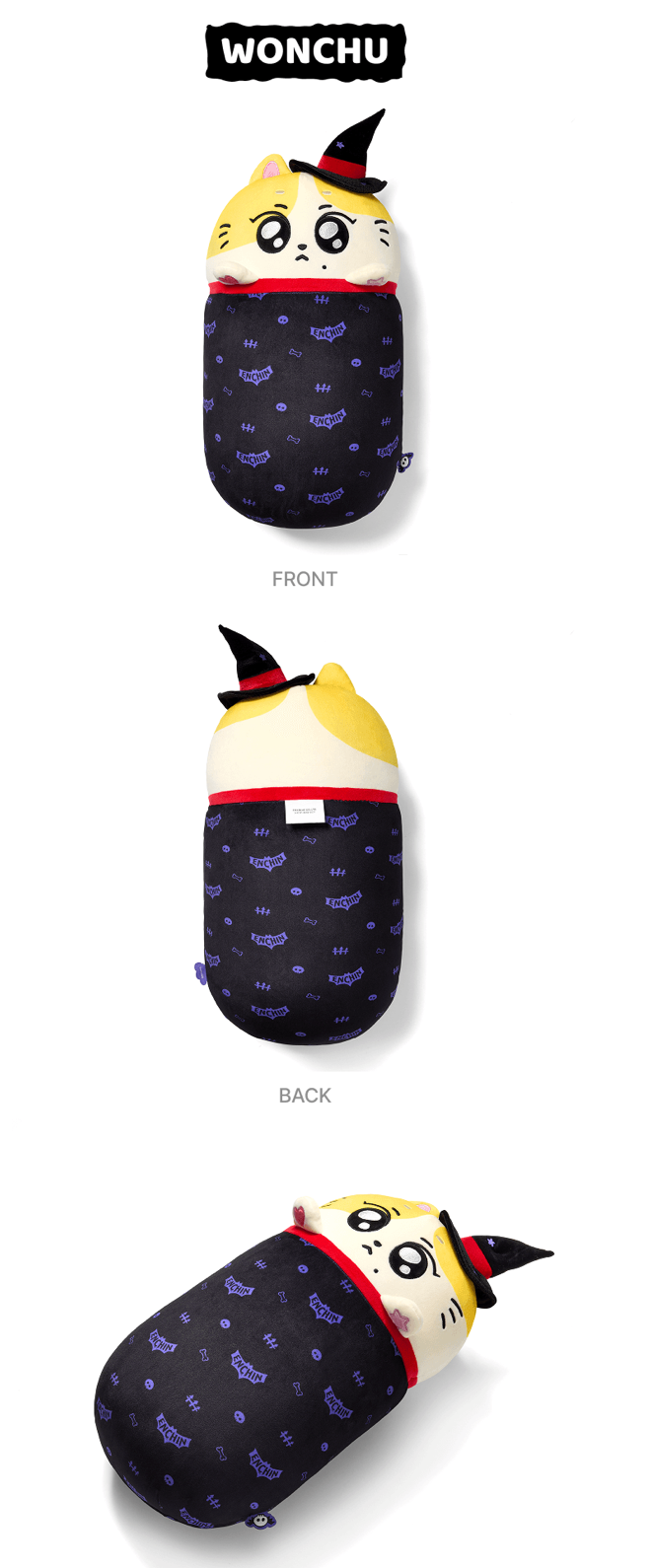 [PREORDER] [SHIPS IN NOV-DEC] ENHYPEN - 'SPOOKY ENCHIN' OFFICIAL MD - PLUSH PILLOW (Member Choice)