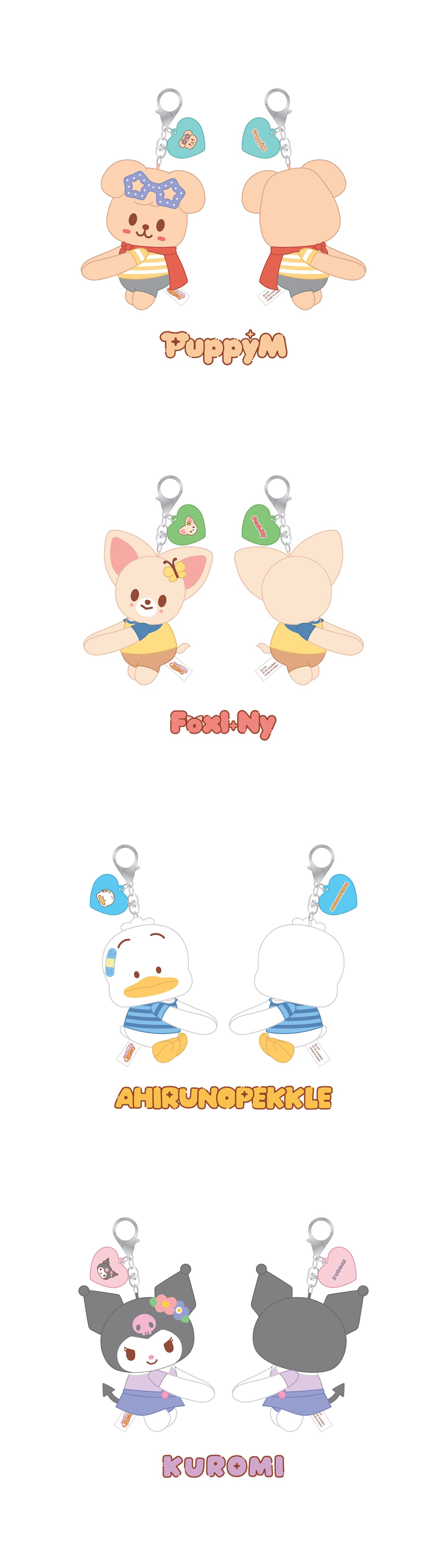 [PREORDER] [SHIPS IN NOV-DEC] Stray Kids - [2026 SKZOO X SANRIO CHARACTERS OFFICIAL MD] HUG PLUSH KEYRING (Type Choice)