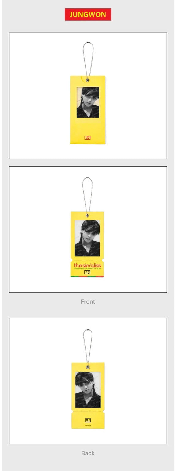 [PREORDER] [SHIPS IN OCT-NOV] ENHYPEN - THE SIN : BLISS POP UP OFFICIAL MD FILM PHOTO KEYRING (Member Choice)