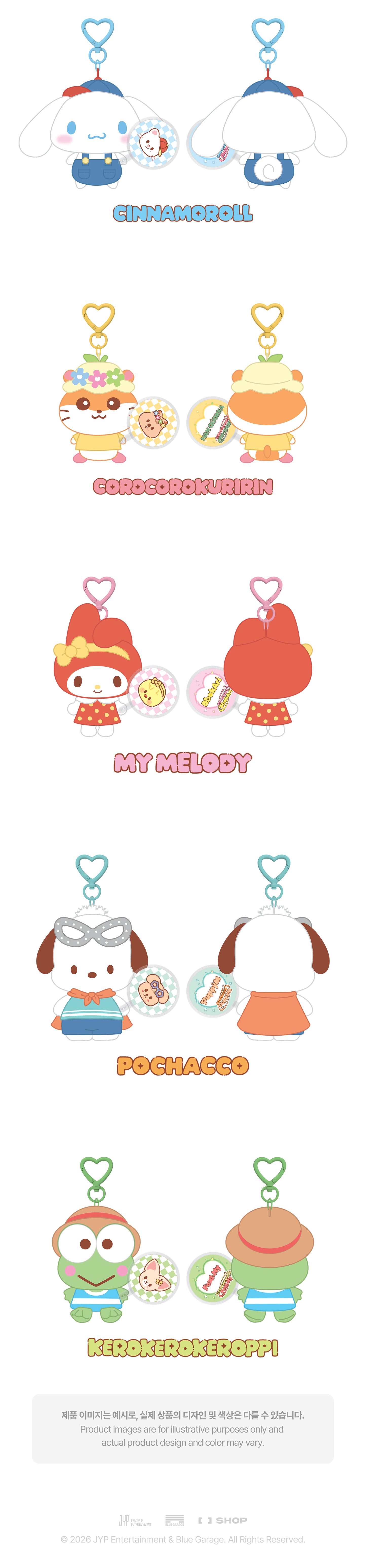 [PREORDER] [SHIPS IN NOV-DEC] Stray Kids - [2026 SKZOO X SANRIO CHARACTERS OFFICIAL MD] 10CM PLUSH MINI PICKET Ver. (Type Choice)