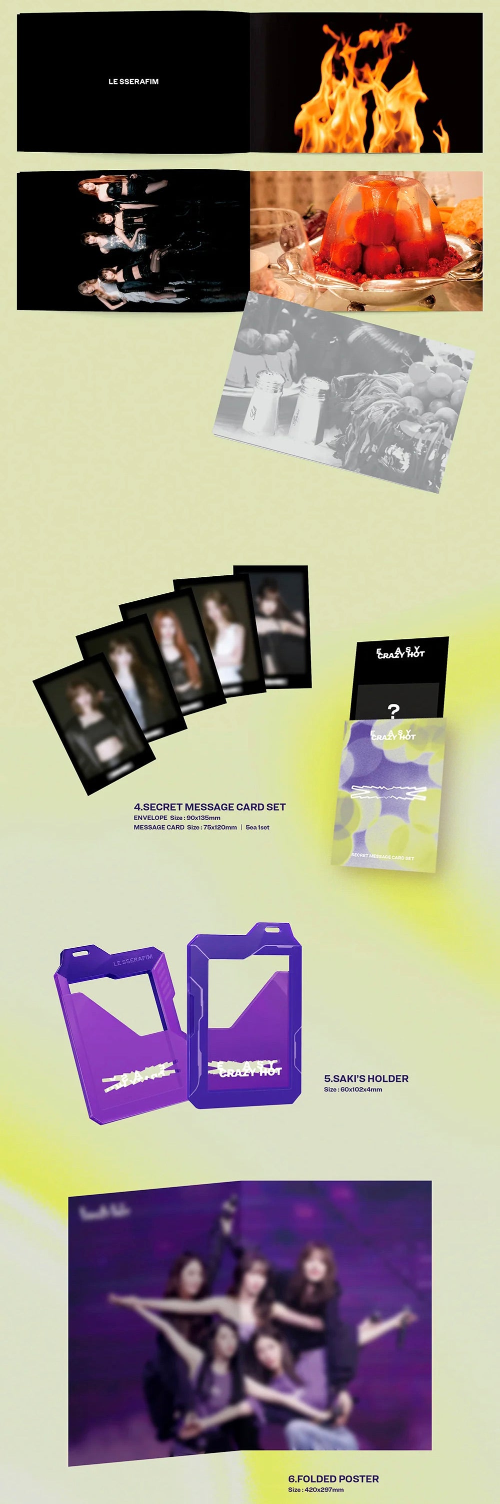 [PREORDER] [SHIPS IN AUG-SEPT] LE SSERAFIM - EASY CRAZY HOT TOUR ENCORE IN SEOUL DC