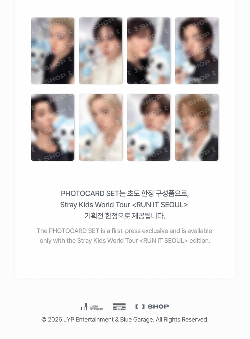 [PREORDER] [SHIPS IN SEPT-OCT] Stray Kids - World Tour [RUN IT SEOUL] OFFICIAL MD - TASY PLUSH ORIGINAL Ver.