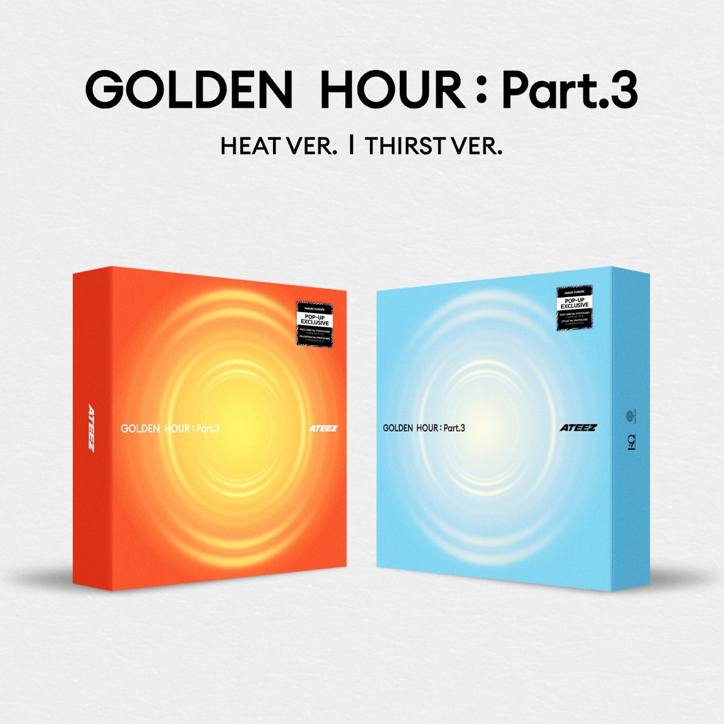 [Preorder] ATEEZ - GOLDEN HOUR: Part. 3 Version Choice [Europe Pop-Up Exclusive]