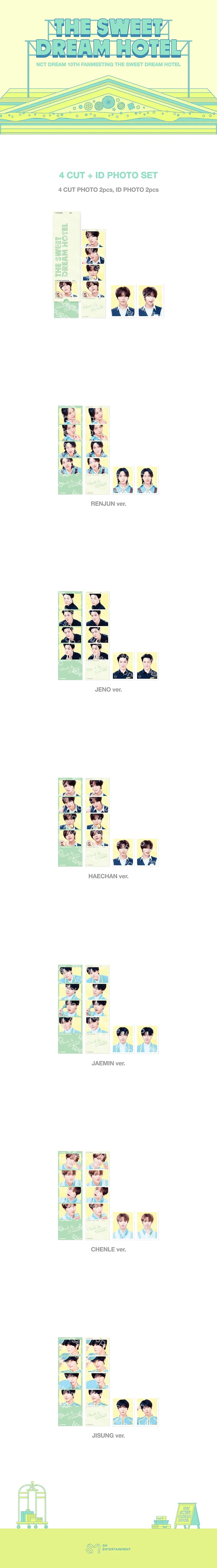 [PREORDER] [SHIPS IN DEC 2026-JAN 2027] NCT DREAM - THE SWEET DREAM HOTEL 10TH ANNIVERSARY PARTY OFFICIAL MD 4 CUT + ID PHOTO SET (Member Choice)
